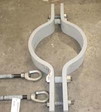 Three-Bolt Pipe Clamp