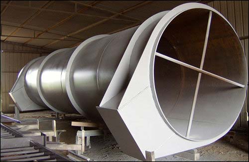 Duct work for an air supply duct assembly in an Ammonia Plant.