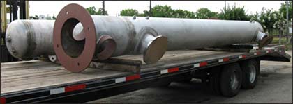 ASME Code pressure vessels designed for a biofuel production line.