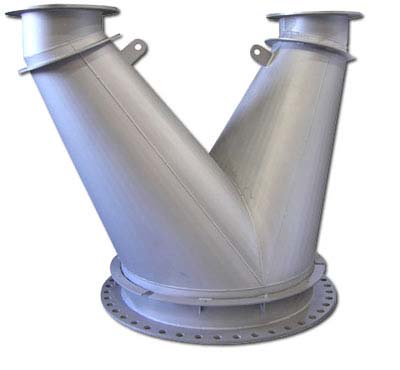 Exhaust Manifold that will be used with an Electric Generating System Exhaust Manifold that will be used with an Electric Generating System