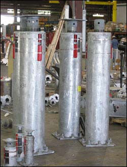 5′ 7-1/2 Inch Tall F-Type Variable Spring Support Assemblies for an Oil Refinery in California 5′ 7-1/2 Inch Tall F-Type Variable Spring Support Assemblies for an Oil Refinery in California