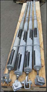 126" long carbon steel sway braces (click to view larger image)