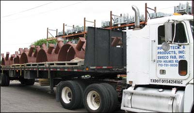 Prior to assembly, a Red Alkyd Primer was applied to prevent rust and resist moisture and corrosion.
