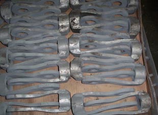 Fabricated clevis with custom grip