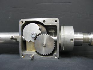 Cut-away of verge type mechanical snubber