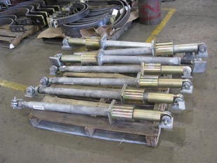 6000 lb rated mechanical snubbers with dual end brackets