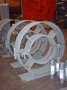 Cylinder Pipe Guides for an Energy Center