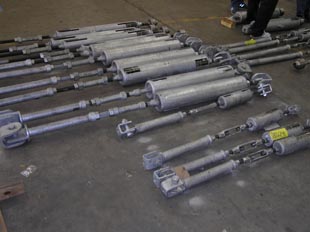Large custom and small standard sway braces