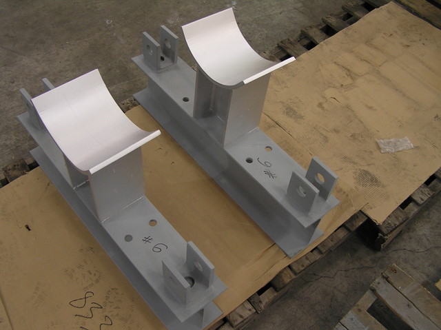 Pipe Saddles To Be Used In A Trapeze Hanger Assembly