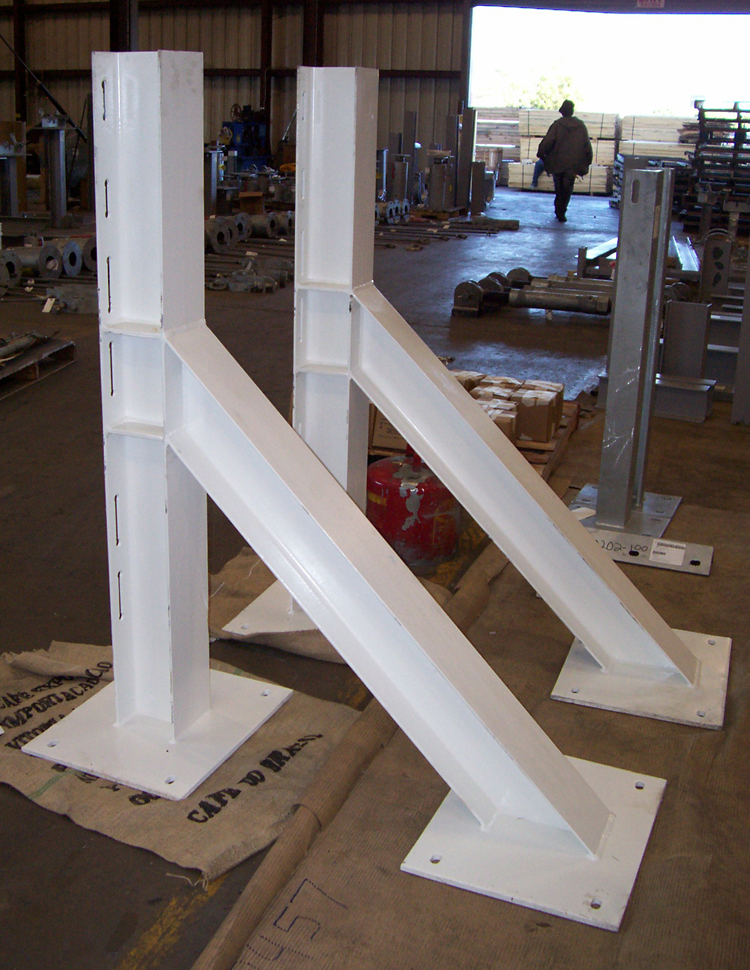 Steel Structural Supports with a 3 Coat Paint System Steel Structural Supports with a 3 Coat Paint System