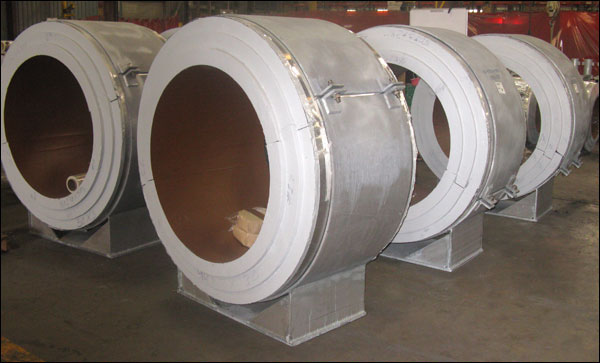 Cryogenic Pipe Supports Insulated With 20 Pcf High Density Polyurethane Foam